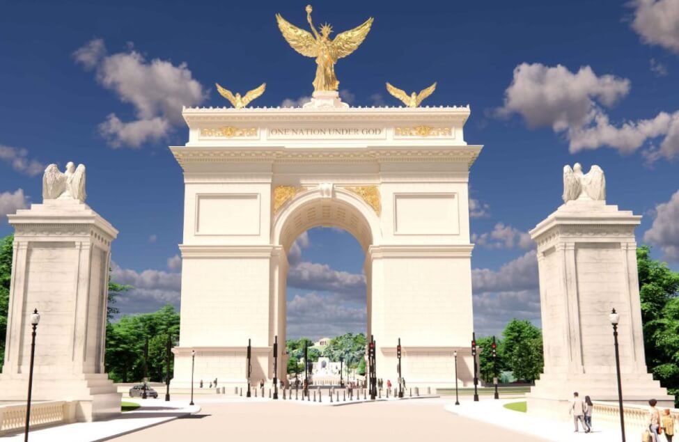 NCPC Approves New Monumental Arch  Preliminary Site and Building Plans